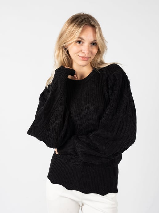 Silvian Heach Pullover Joconde Woman's Black - Image 4