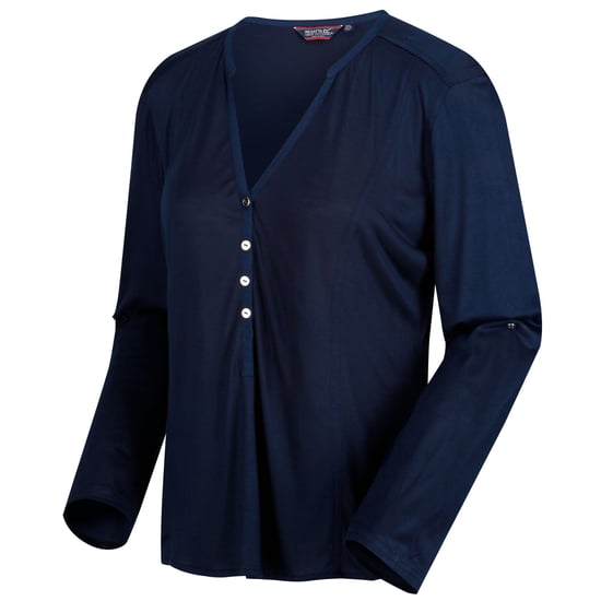 Regatta Womens/Ladies Fiorella Long Sleeve V Neck Buttoned Top
