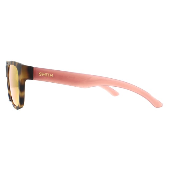 Smith Zonnebril Lowdown Slim 2 HGC DU Matte Bruin Havana Roze Goud Multilayer Chromapop - Image 3
