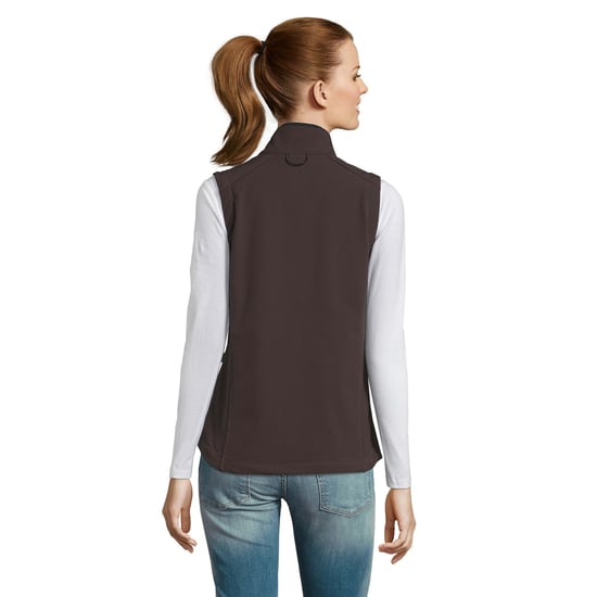 SOLS Dames/dames Rallye Soft Shell Bodywarmer Jacket (Donkere chocolade) - Image 4
