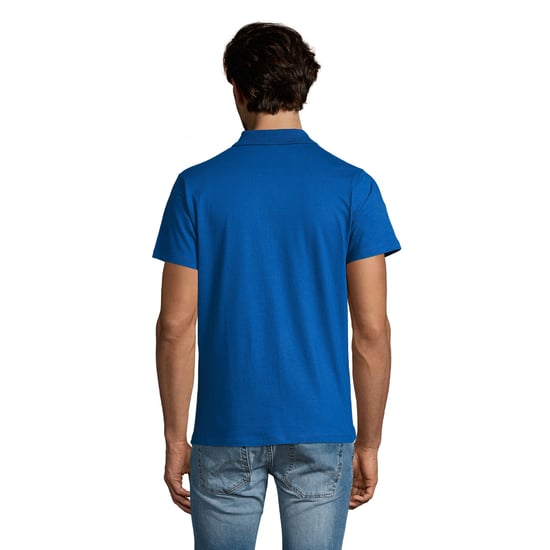 SOLS Heren Prescott Jersey Poloshirt (Koningsblauw) - Image 2