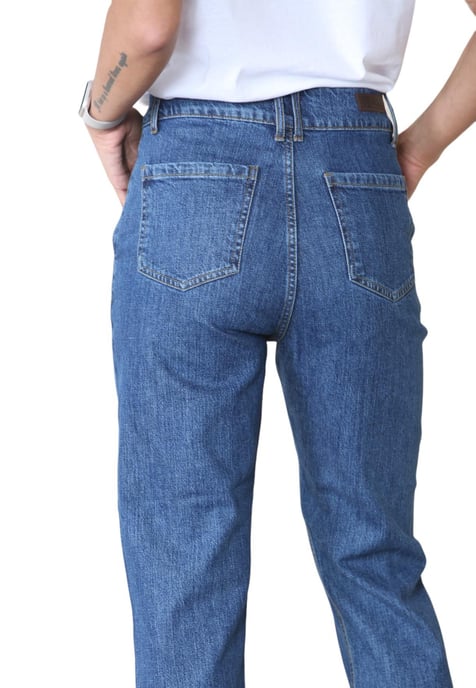 MYT Womens Boyfriend Jeans in Blue - Image 3