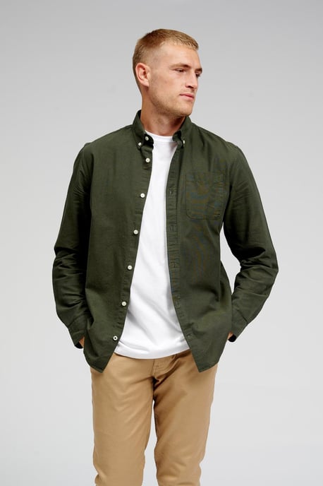 The Original Performance Oxford Shirt - Forest Night