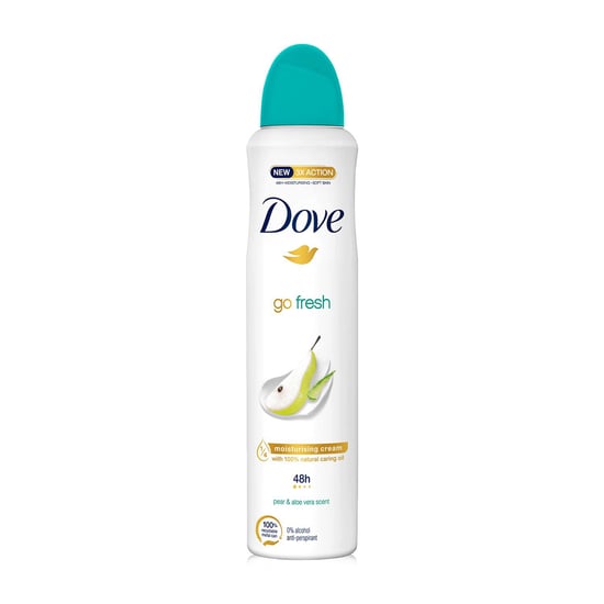 Dove Women Anti-Perspirant Deodorant Spray, Pear & Aloe Vera, 3 pack of 250ml - Image 2