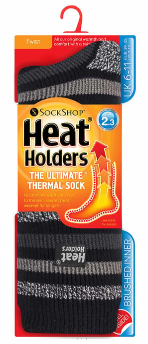 Heat Holders - Termostrumpor med vridmönster för herrar - Image 2