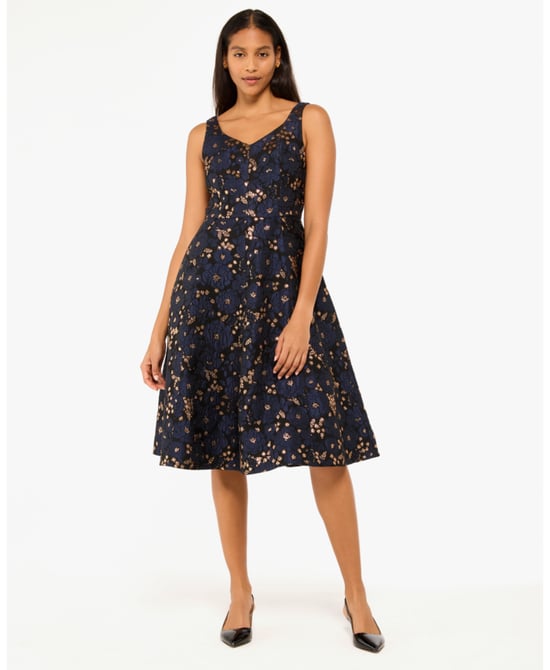 Full Bloom Metallic Grace Dress