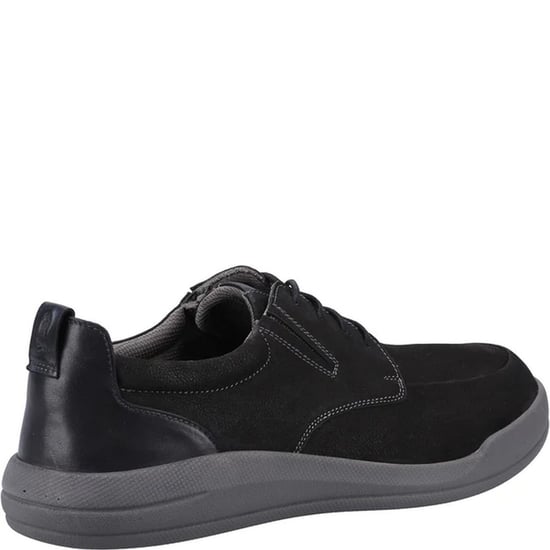 Hush Puppies Mens Eric Leather Lace Up Shoes (Black)
