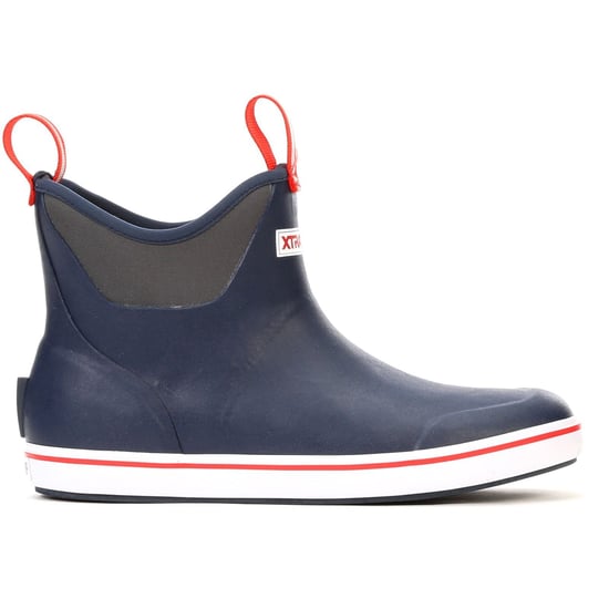Xtratuf Ankle Deck Gummi Marin/Röd Wellington Kängor - Image 4