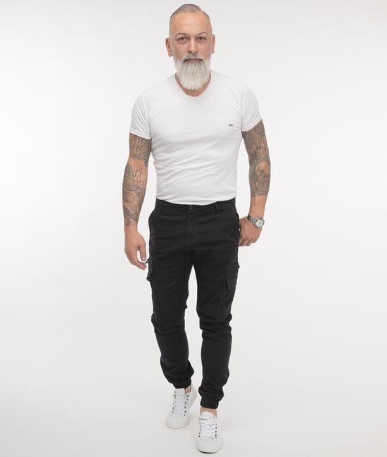 Rock Creek Cargohose Schwarz