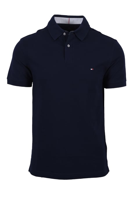 Tommy Hilfiger Regular Fit Polo Shirt Carbon Navy - Image 1