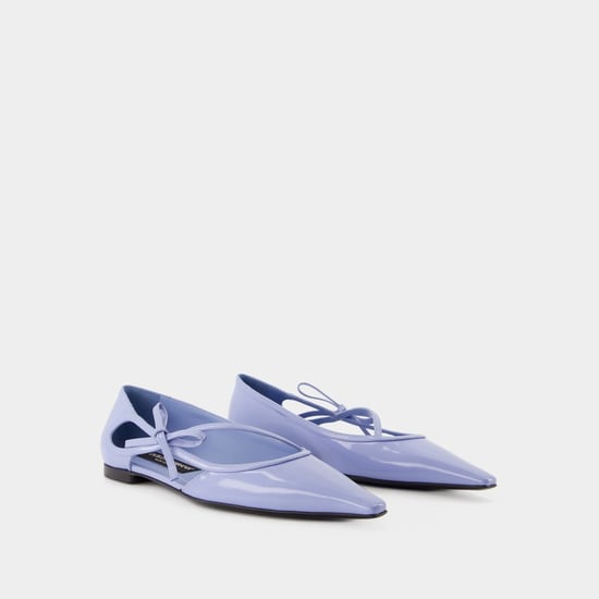 Ballerinor - Dolce&Gabbana - Läder - Blå - Image 1