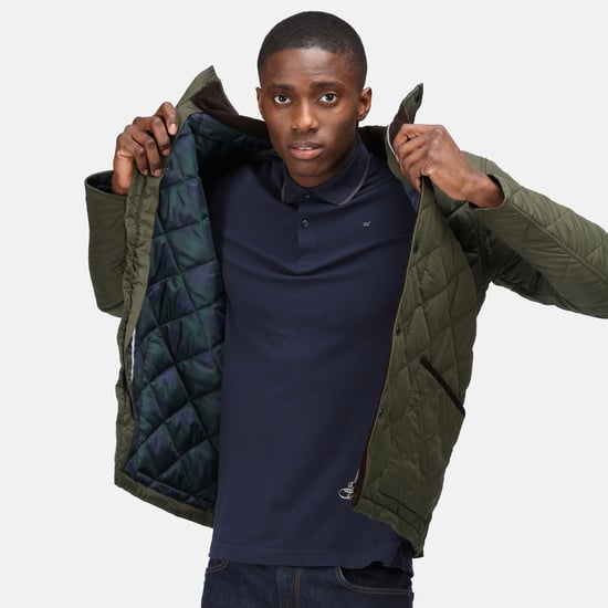 Regatta Mens Londyn Quilted Insulated Jacket (Dark Khaki)