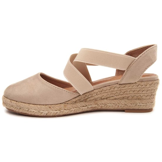 Confortable wedge sandal Montevita in Beige