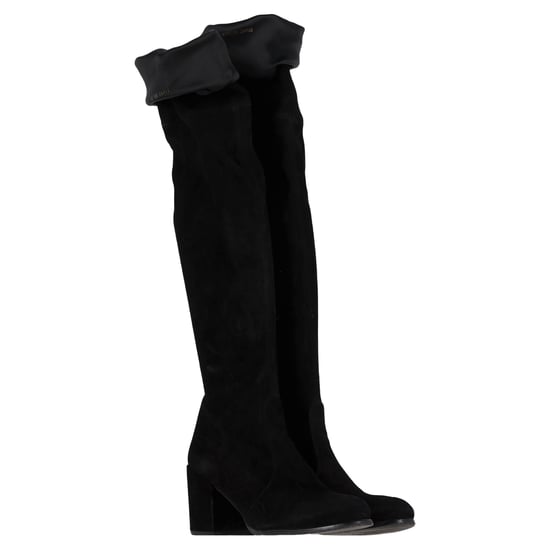 Stuart Weitzman Knee High Boots in Black Suede - Image 3