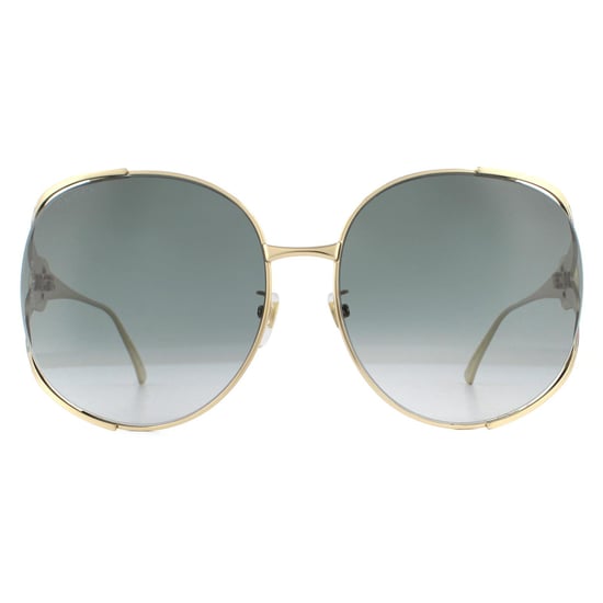 Gucci Sunglasses GG0225S 001 Gold Grey Gradient - Image 1