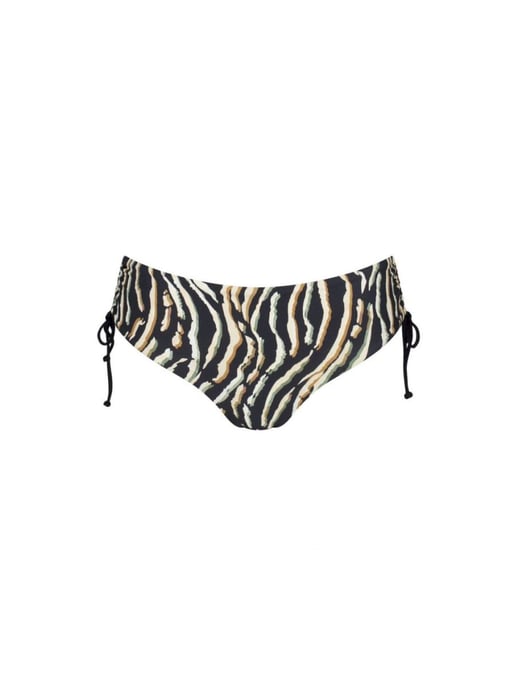 Charm Elegance 2.0 Midi Bikini Brief Brown Dark Combination