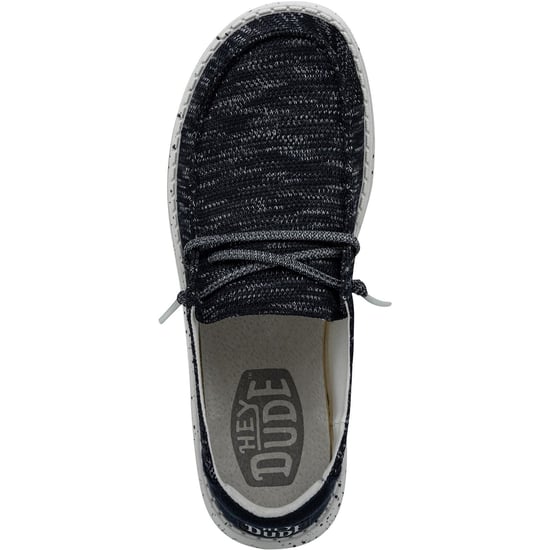 HEYDUDE Wendy Sox Polyester/Cotton/Spandex Women's Navy Loafers - Image 5