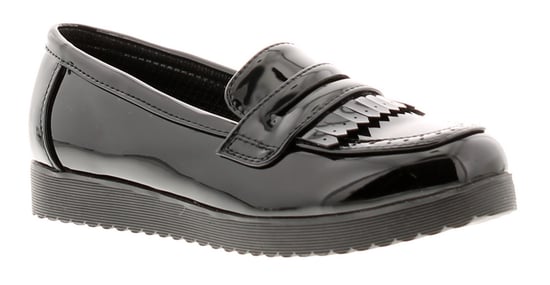 Miss Riot Girls School Shoes Abbie Slip On black