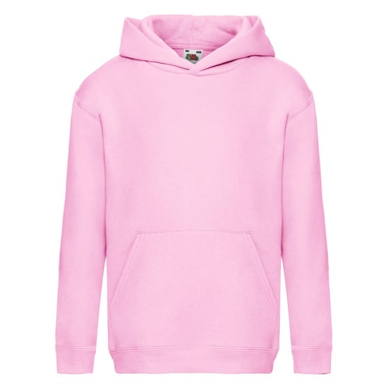 Fruit of the Loom Sweatshirt met capuchon voor kinderen/Kinderen (Lichtroze) - Image 1