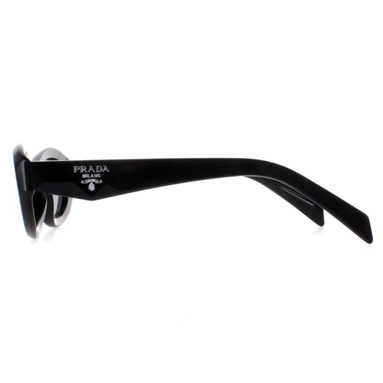 Prada Oval Womens Black Dark Grey PR26ZS