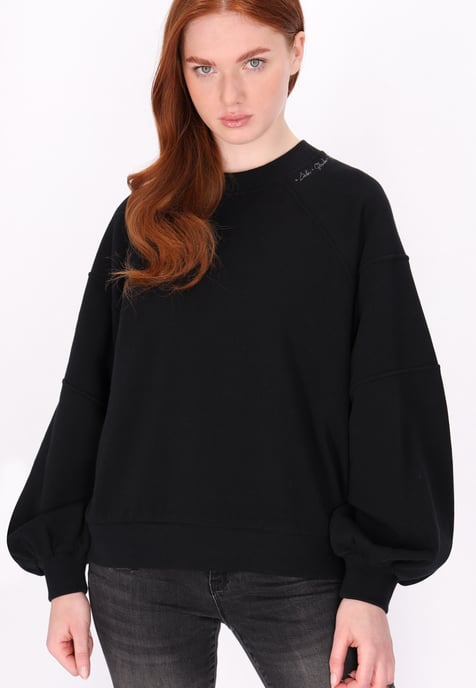 Dreimaster Sweatshirt Dames zwart - Image 3