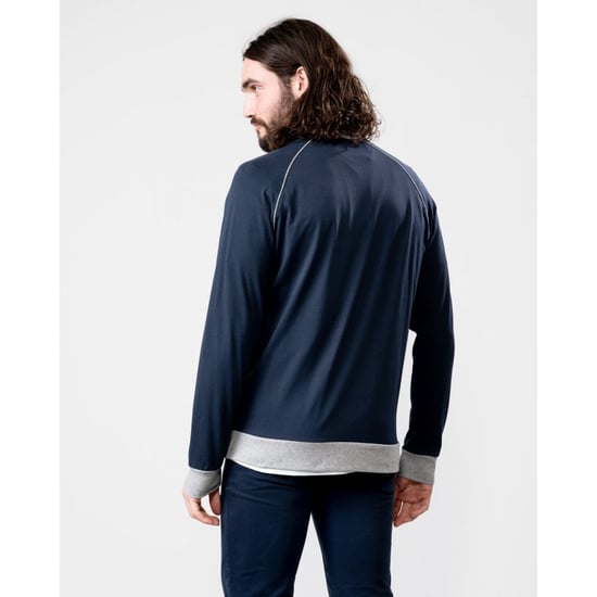 BOSS Orange Mix & Match Mens Zip Through Loungewear Sweatshirt - Image 4
