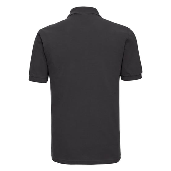 Russell Mens Classic Cotton Polo Shirt (Black) - Image 2