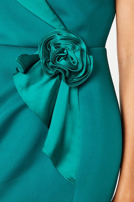 Occasion Scuba Corsage Midi Dress - Image 5