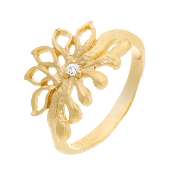 Orphelia Women's 925 Sterling Silver Ring - Gold ZR-6027/2 - Image 1