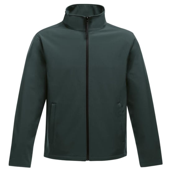 Regatta Standout Mens Ablaze Printable Soft Shell Jacket (Dark Spruce/Black)