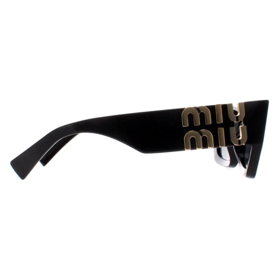Miu Miu Rectangle Womens Black Dark Grey MU09WS