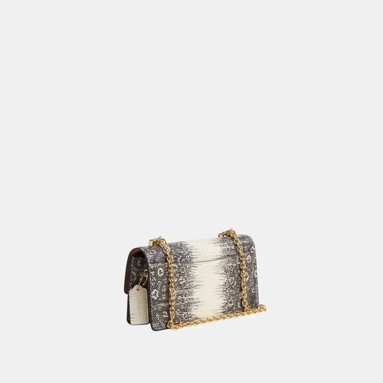 Eliza Flap Crossbody in Ring Lizard-Embossed Leather Bag