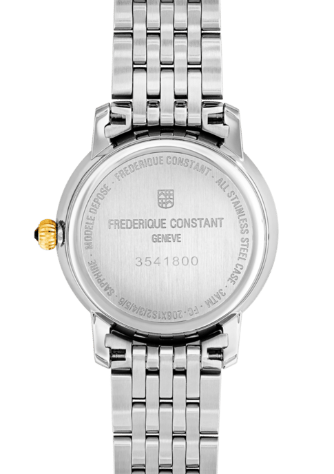 Frédérique Constant Slimline Moonphase Dames Horloge Multi FC-206MPWD1S3B - Image 3