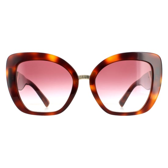 Valentino Cat Eye Womens Light Havana Purple Gradient VA4057