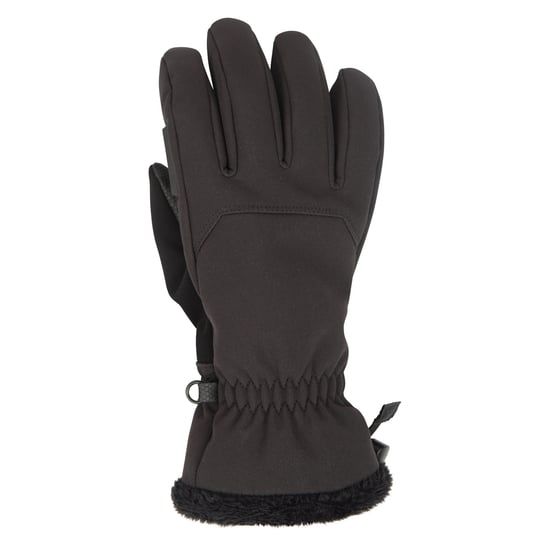 Mountain Warehouse Womens/Ladies Escalade Waterproof Softshell Ski Gloves (Black) - Image 1