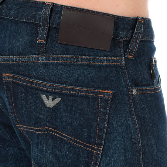 Men's Armani J21 Regular Fit Jeans in Denim