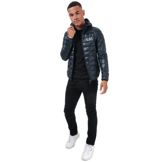 Men's Emporio Armani EA7 Core ID Down Jacket in Navy