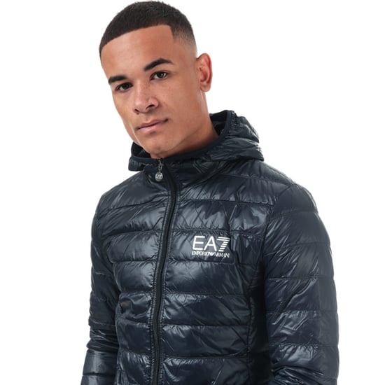 Men's Emporio Armani EA7 Core ID Down Jacket in Navy