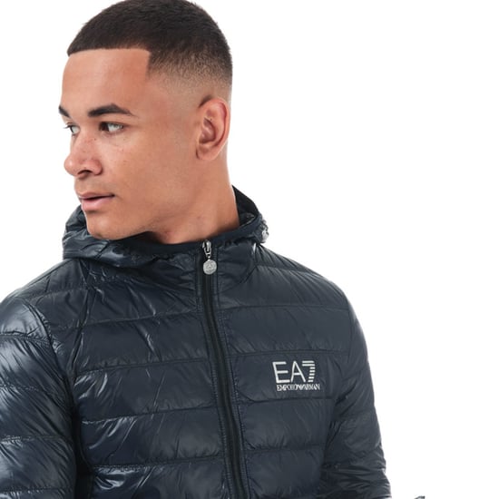 Men's Emporio Armani EA7 Core ID Down Jacket in Navy