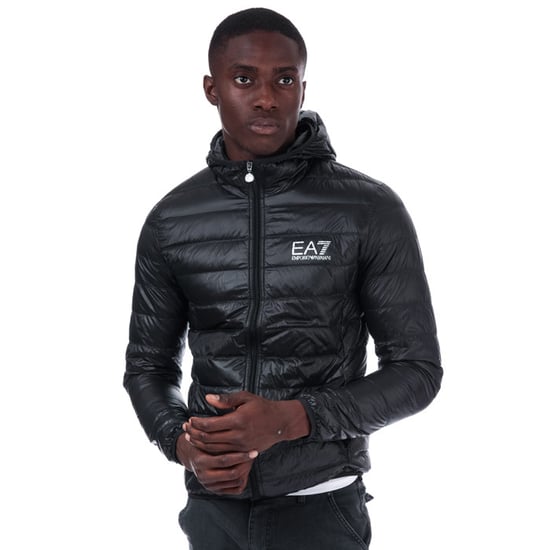Heren Emporio Armani EA7 donsjack in zwart - Image 1