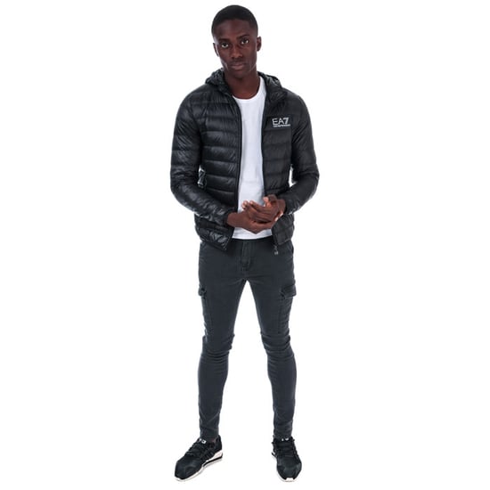 Heren Emporio Armani EA7 donsjack in zwart - Image 3