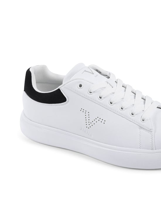 V Italia Mens Sneaker SNK 004 M White Black - Image 4