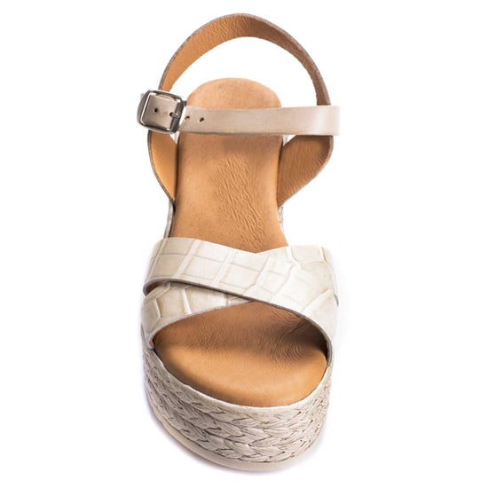 Platform sandal Purapiel in Camel