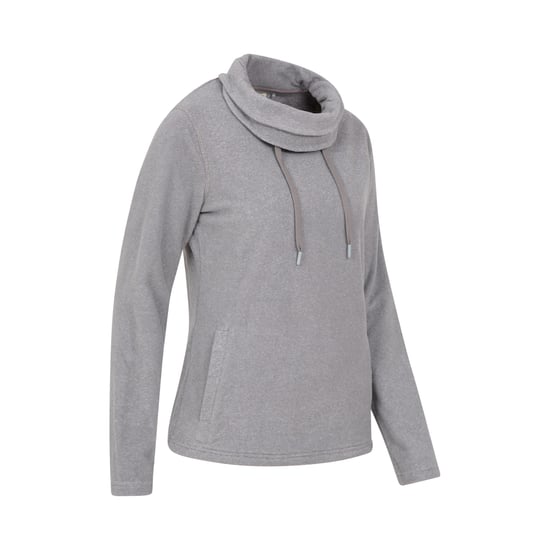 Mountain Warehouse Fleece-topp för kvinnor/damer Hebridean Cowl Neck (Mörkgrå) - Image 4