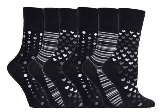 Sock Shop Gentle Grip - 6 Pairs Ladies Non Elastic Bamboo Socks - SOLRM32 - Image 1