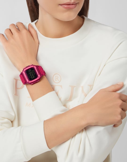 Philipp Plein Hyper $hock Women's Pink Watch PWHAA0121 - Image 3