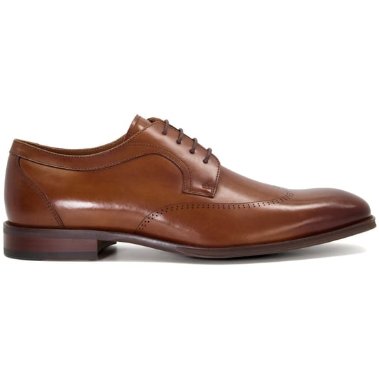 Dune Sheath Leer Heren Tan Oxford Schoenen - Image 4