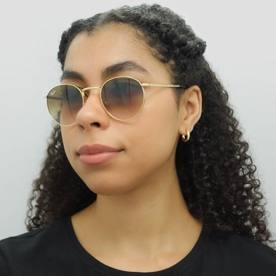 Ray-Ban Round Unisex Gold Brown Gradient RB3637 New Round