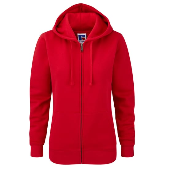 Russell Ladies Premium Authentic Zipped Hoodie (3-Layer Fabric) (Classic Red) - Image 1