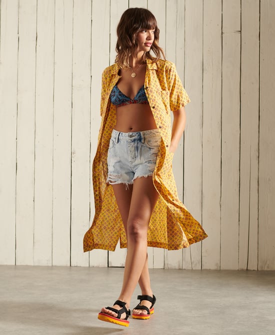 Superdry High Rise Cut Off Shorts
